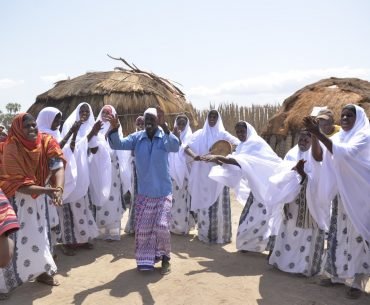 Dancing at the Marsabit Lake Turkana Festival, Kenya