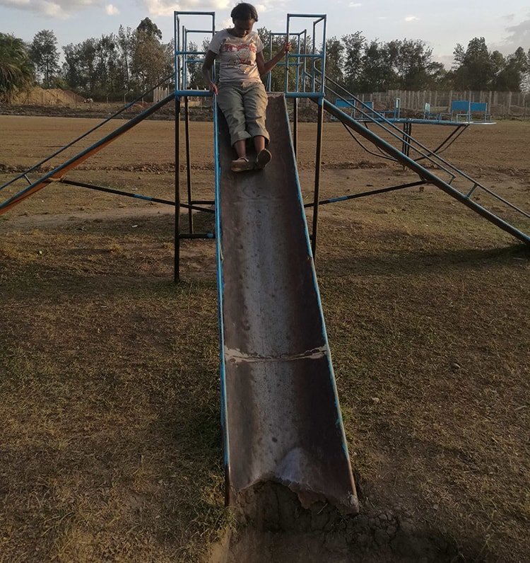 The slides at Kitale National Conservancy