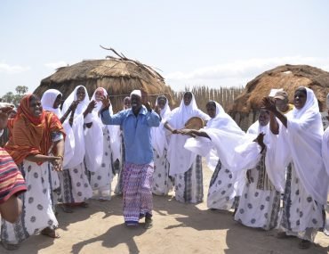 Dancing at the Marsabit Lake Turkana Festival, Kenya